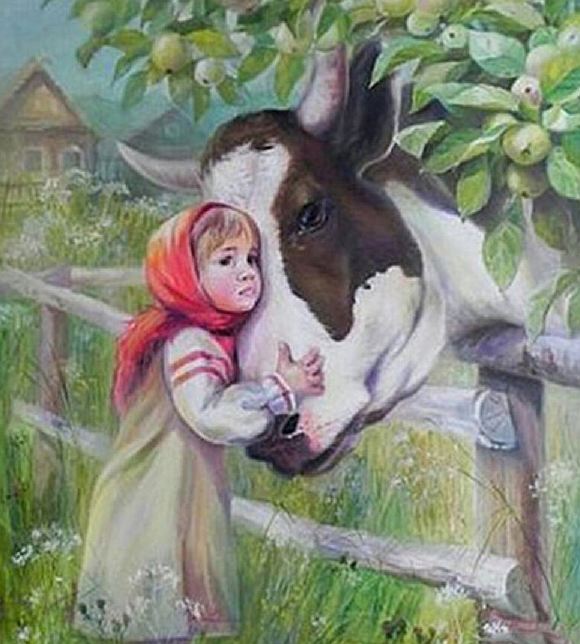 Выздоравливай, Буренка.